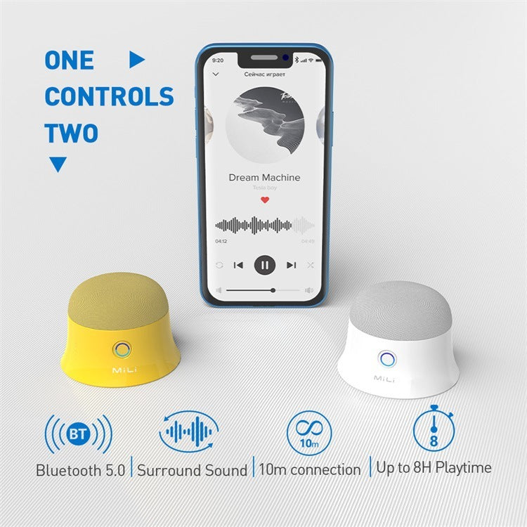 Mili Private Mode Magnetic Bluetooth Speaker Bass