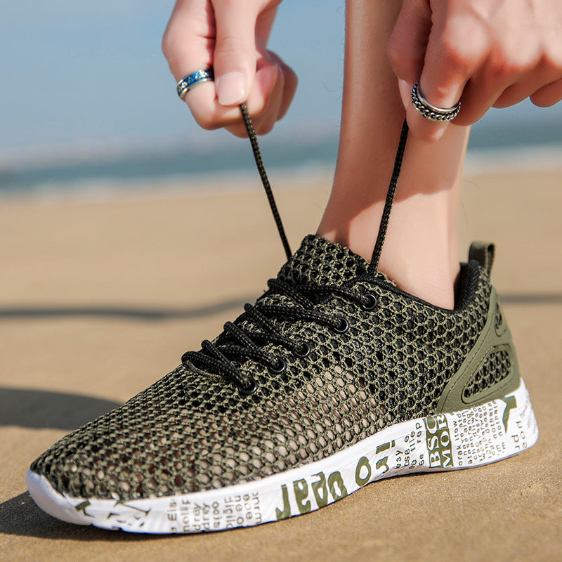 Soft running shoes