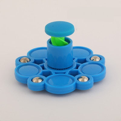 Educational Toys, Hand Pat, Press The Top, Fingertips, Fingers To Rotate The Top
