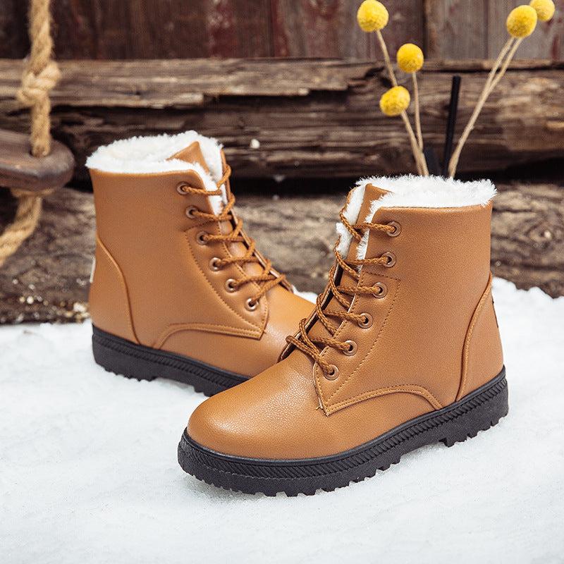 Women's waterproof Martin boots plus size