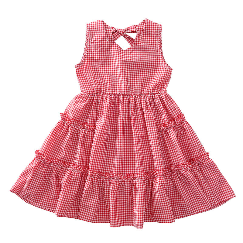 New Girl's light loose fit YELLOW or RED SUMMER dress