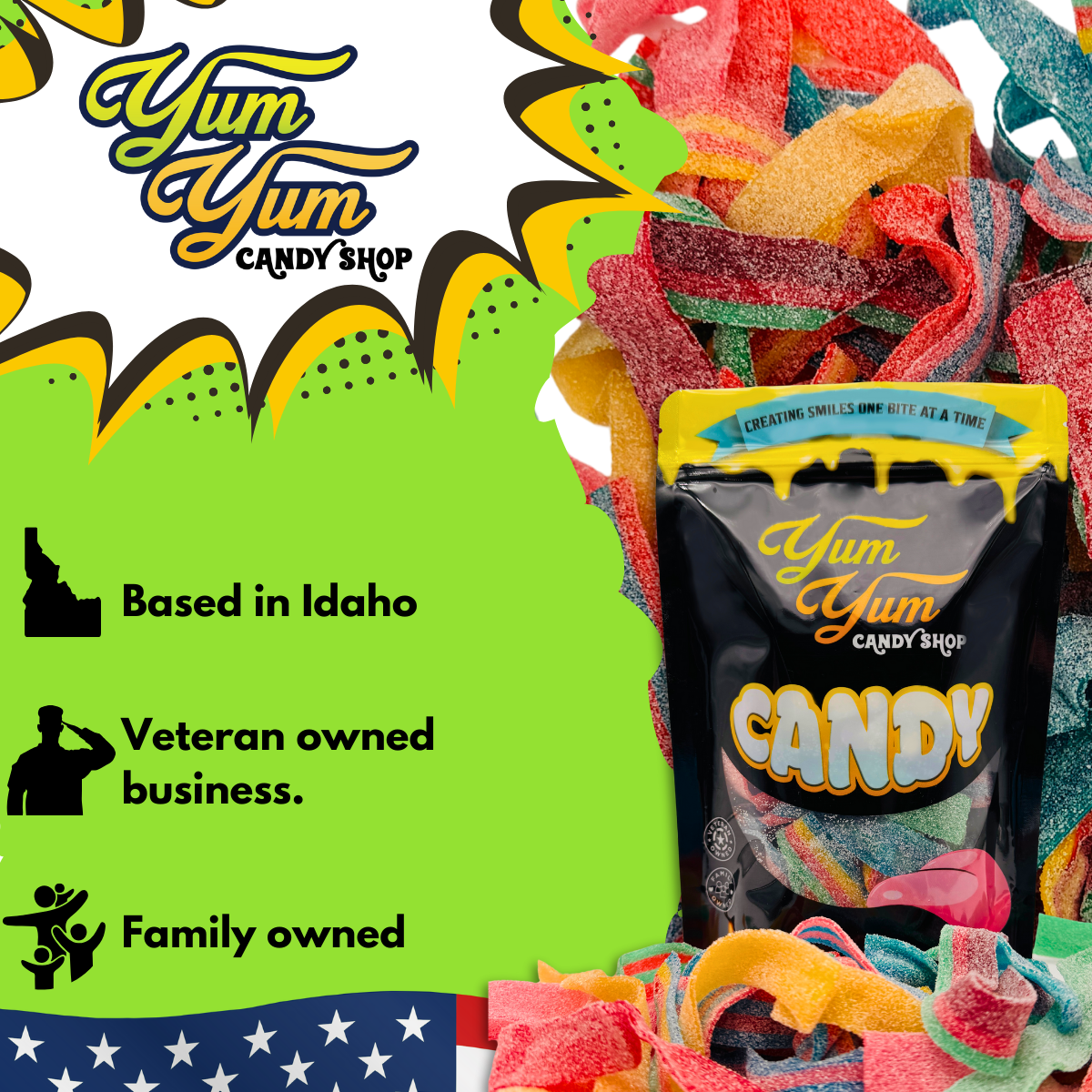 Ultimate Sour Belt Variety Mix β Halal Gummy Candy Belts Flavor Variety Pack | Yum Yum Candy Shop