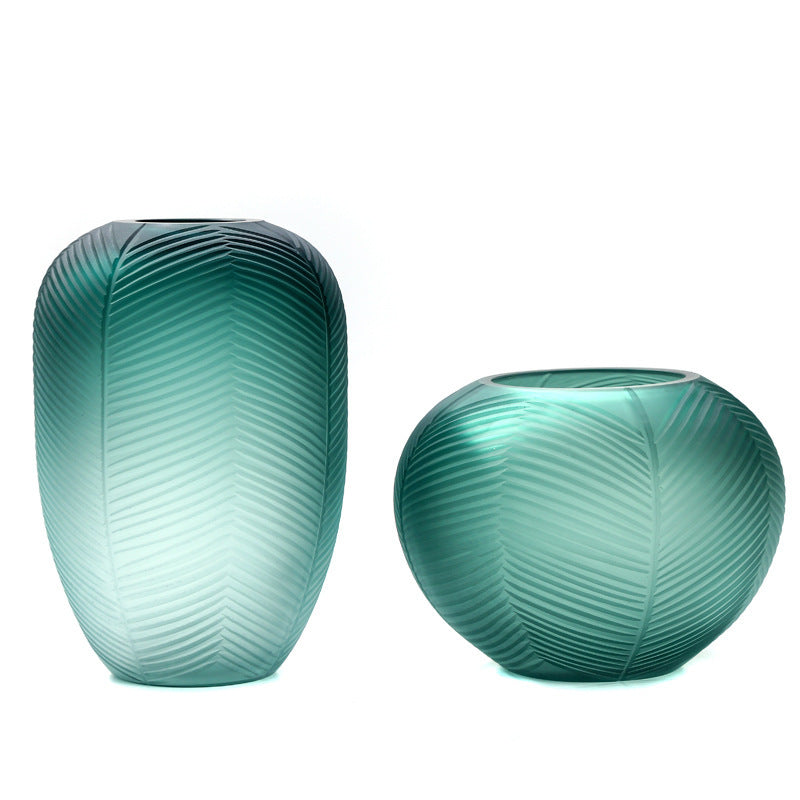 Modern Neoclassical Minimalist Glass Vase Decoration