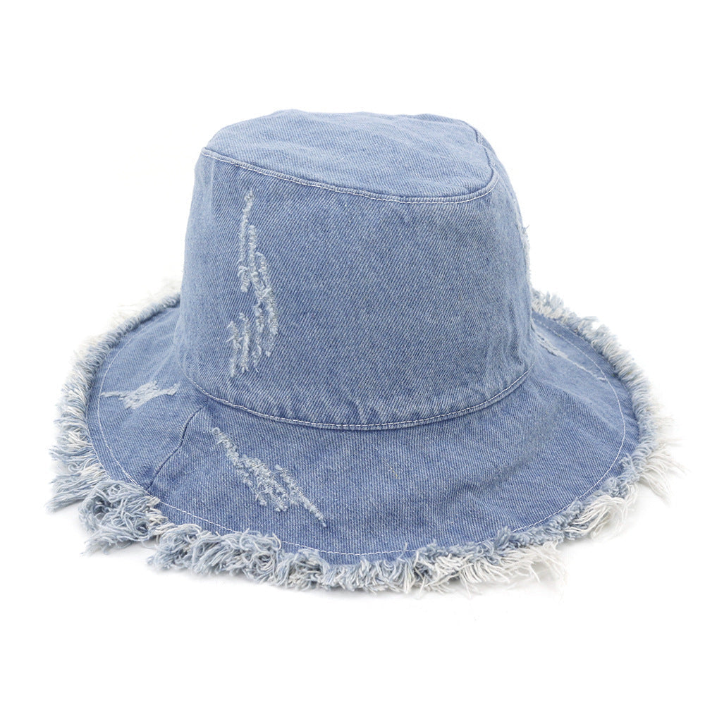 Big edge dome straw hat