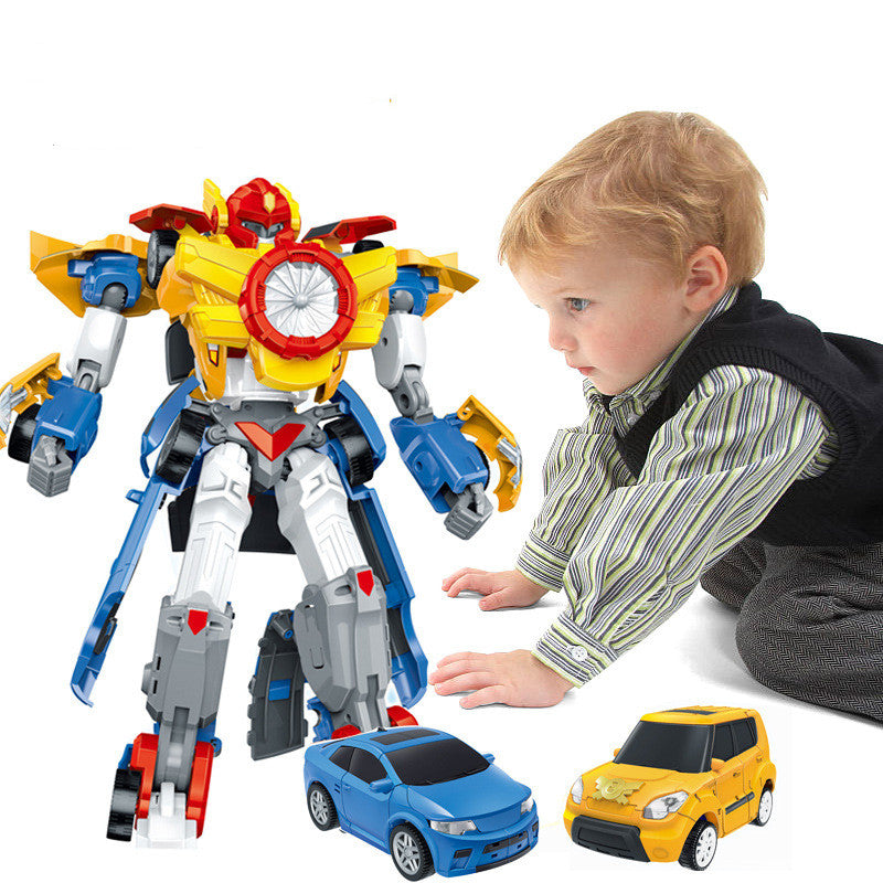 Three-in-one Car Deforming Robot Combined Diamond
