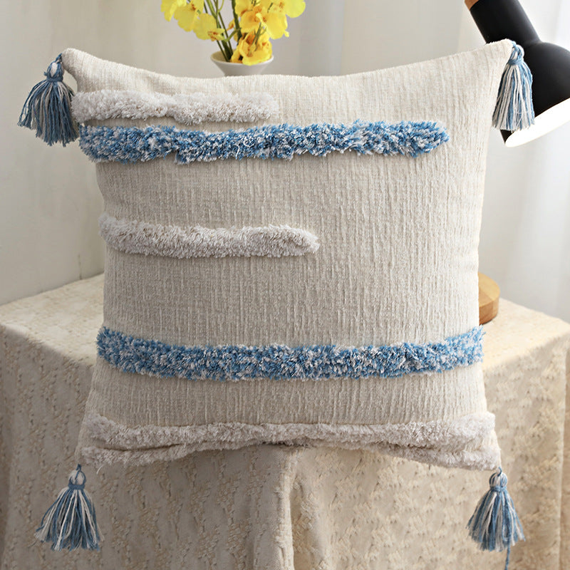 Homestay Style Luxury Tufted Pillow Sofa Cushion