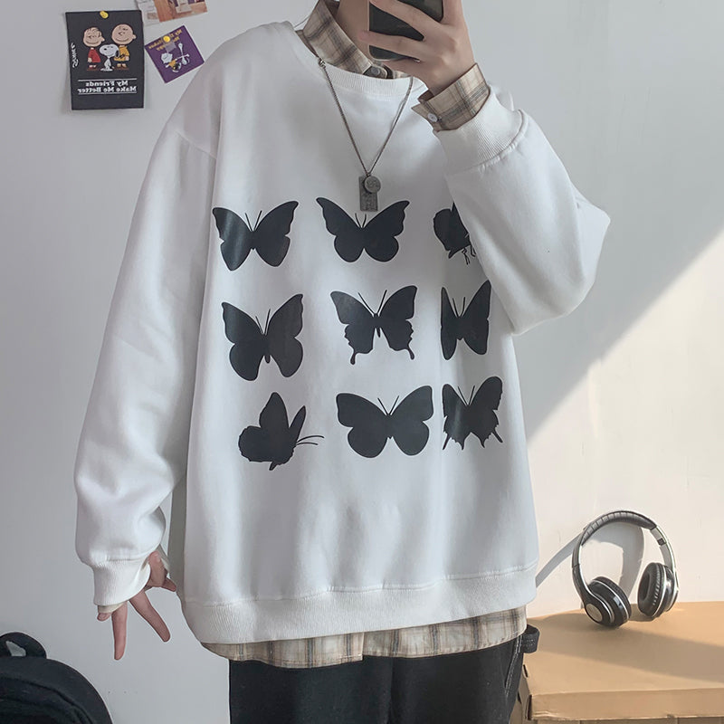 Harajuku Style Plus Fat Plus Size Sweater Women