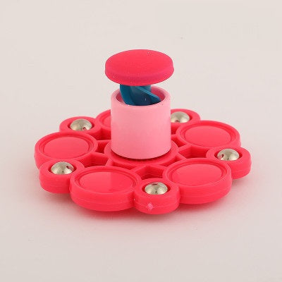 Educational Toys, Hand Pat, Press The Top, Fingertips, Fingers To Rotate The Top