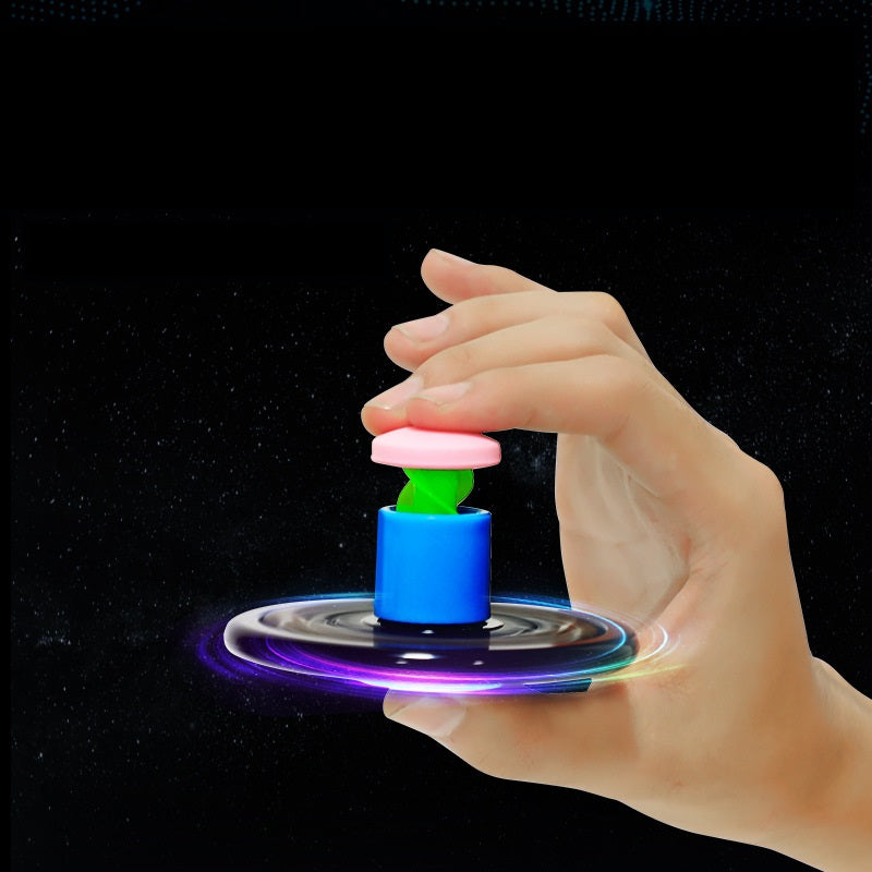 Educational Toys, Hand Pat, Press The Top, Fingertips, Fingers To Rotate The Top