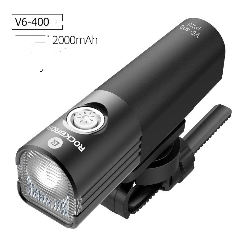 Bicycle Light Front Light Night Riding Rechargeable Glare Flashlight Mountain Road Bike Riding Equipment