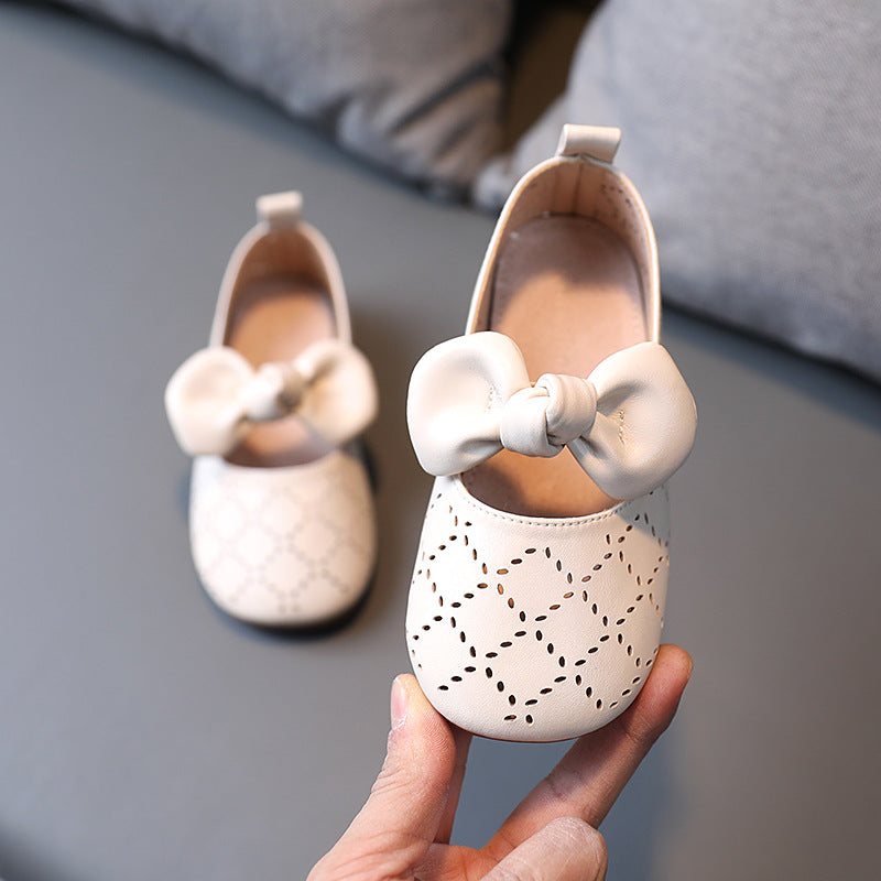 Spring And Summer New Children'S Soft-Soled Small Leather Shoes