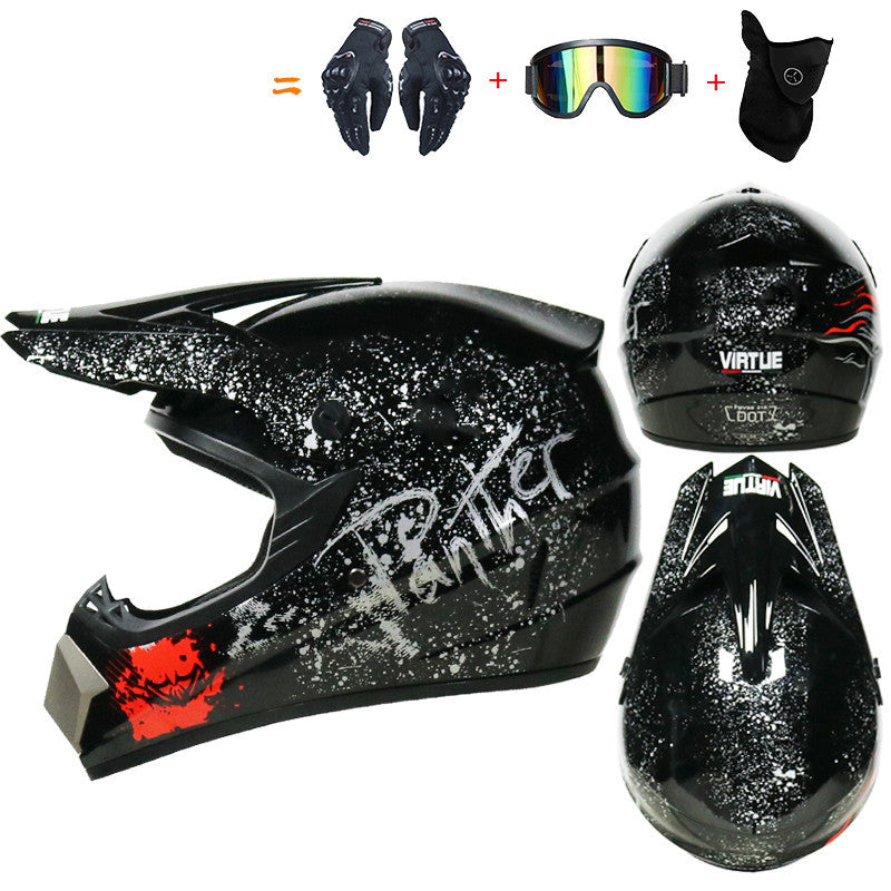 Full Cover Four Seasons Off-road Helmet Racing Downhill Cap Kart
