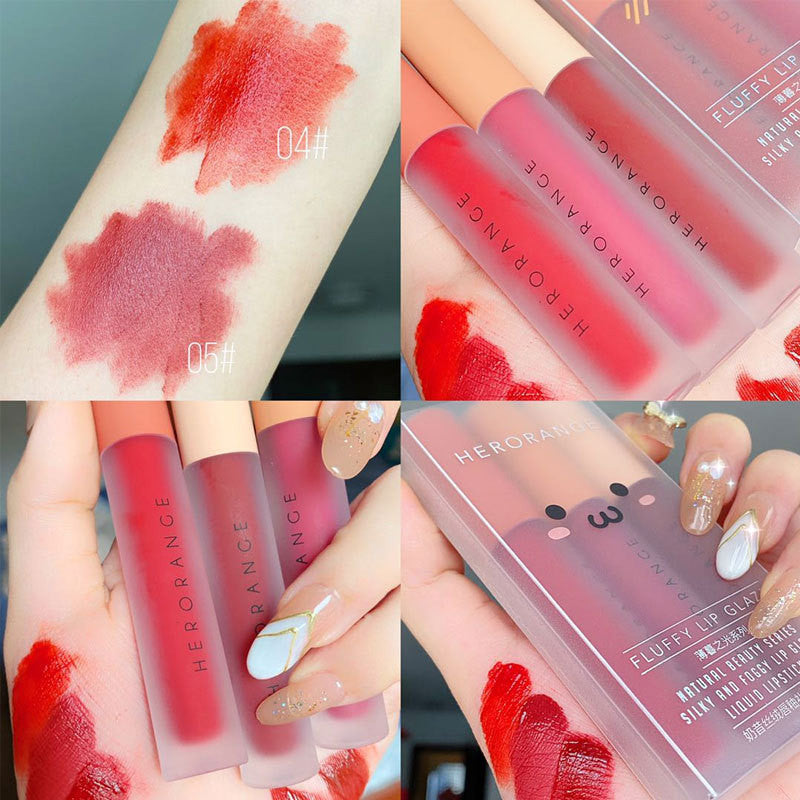 Fashion matte matte velvet gift box set