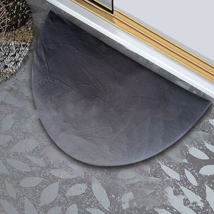 Diatomite soft foot pad absorbent quick drying antiskid bathroom mat