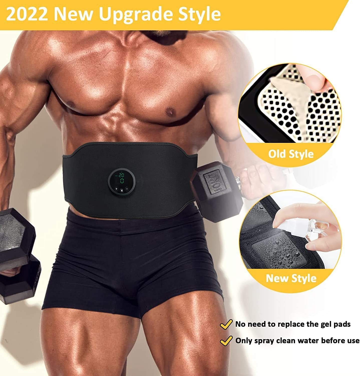 EMS Abdominal Crunch Board Massage Belt Abdominal Fitness Instrument