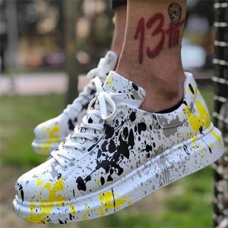 Low-top toe-cap platform shoes