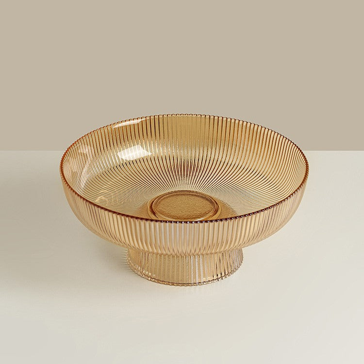 Glass Fruit Tray Living Room Coffee Table
