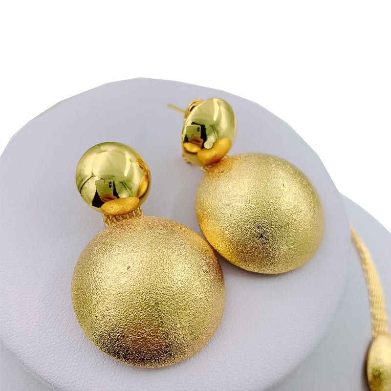 Four-piece alloy jewelry set