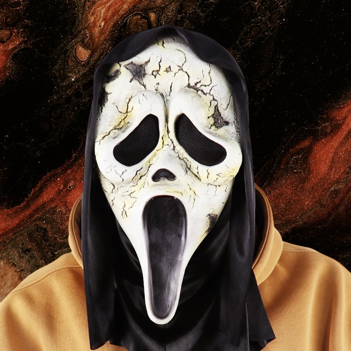 Halloween Horror Mask Ghost Face Mask Zombie Grim Reaper Skull Headgear Masquerade Carnival Cosplay Costume Props