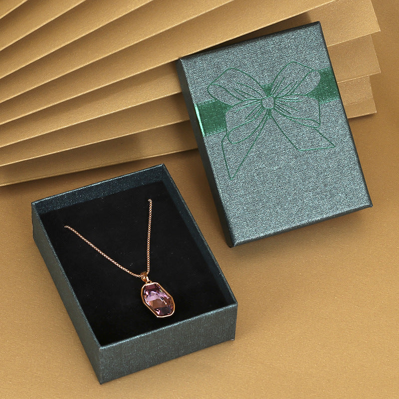 Bow Necklace Earrings Packaging Gift Box