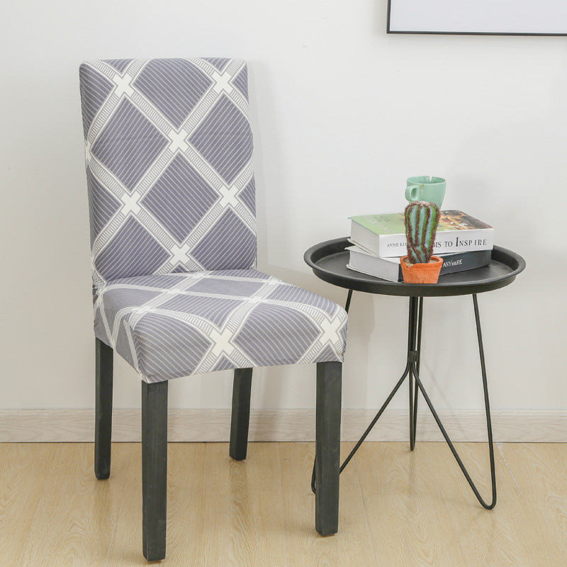 New Chair Cover Printed Chair Cover Elastic Antifouling Hotel Household Chair Cushion Protective Cover