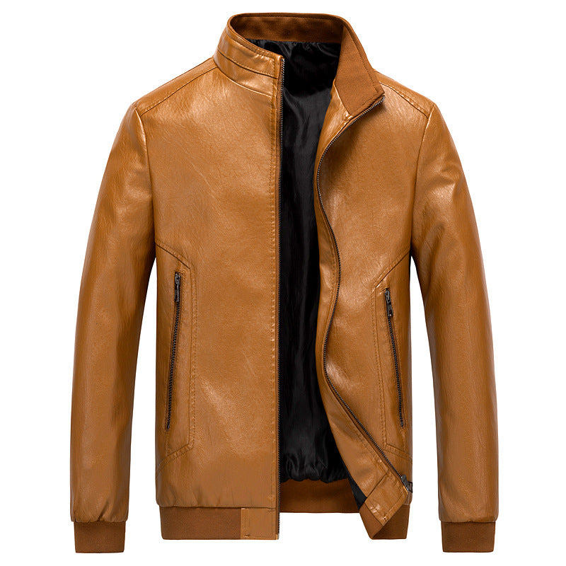 Korean Style Handsome Slim Plus Size Motorcycle Suit