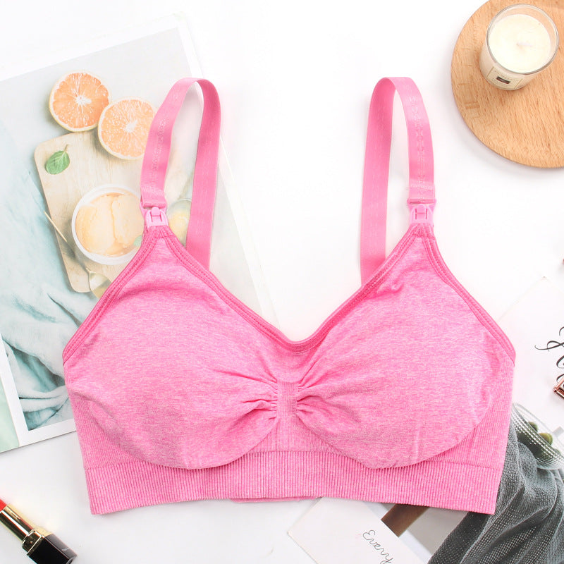 Plus Size Maternity Bra Without Steel Ring Postpartum Mom