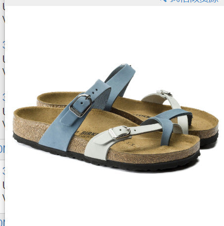 Slippers Flip Flops Women's Plus Size Sandals Cork Women's Shoes