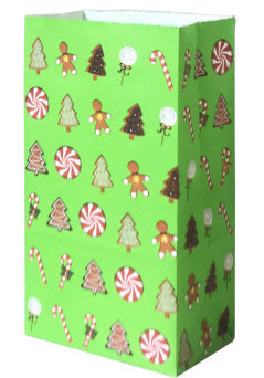 Flat Gift Wrapping DIY Baked Snack Food Packaging Paper Bag