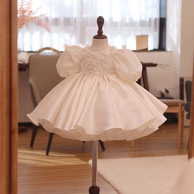 One Year Old Celebration Dress Baby Girl Princess Style