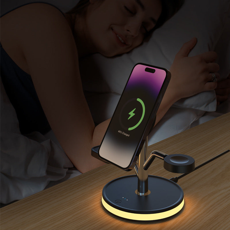 Vertical Three-in-one Wireless Charger Mobile Phone Watch