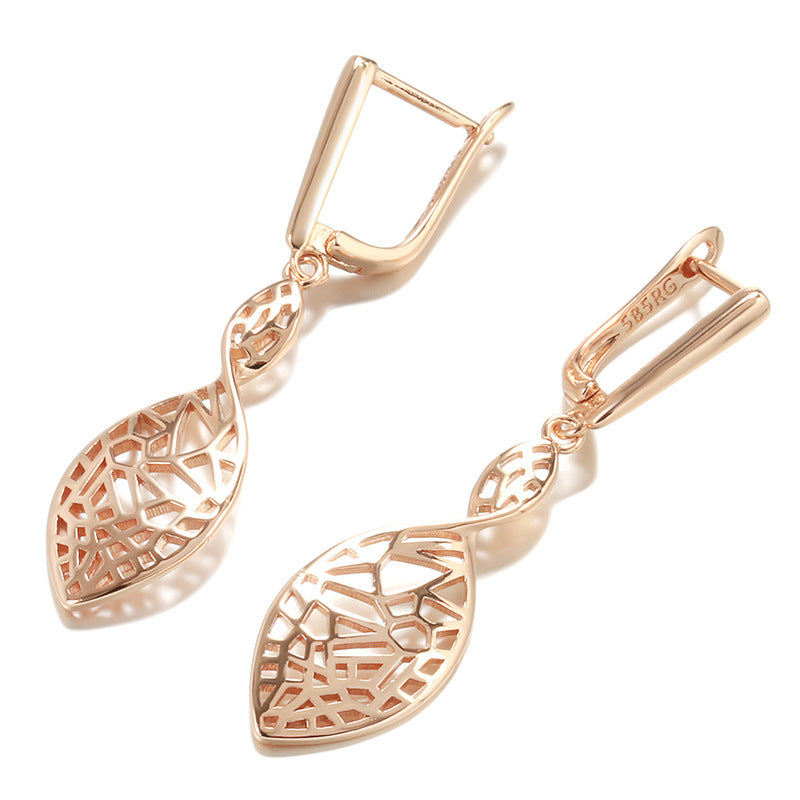 Personalized Retro Style Simple Hollow Women's Earrings Accessories