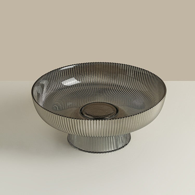 Glass Fruit Tray Living Room Coffee Table