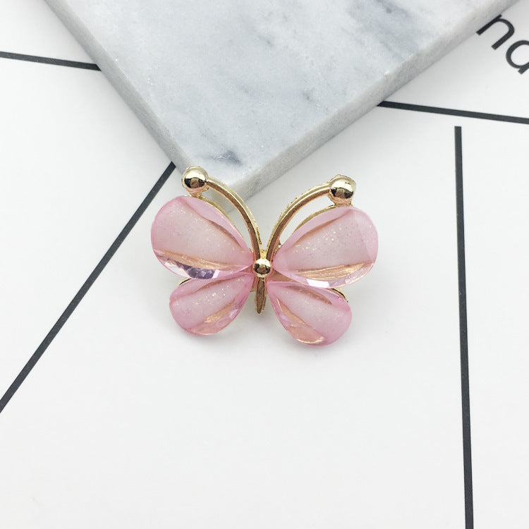 Diy Alloy Jewelry Accessories Crystal Butterfly Apple Mobile Phone Case