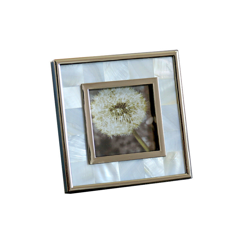 Creative Soft Decoration Home Metal Shell Wedding Photo Frame