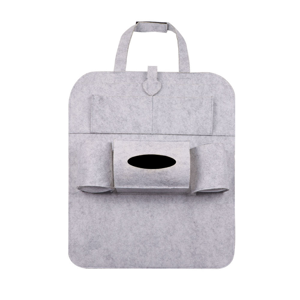 Car Storage Bag Felt Seat Back Long Large