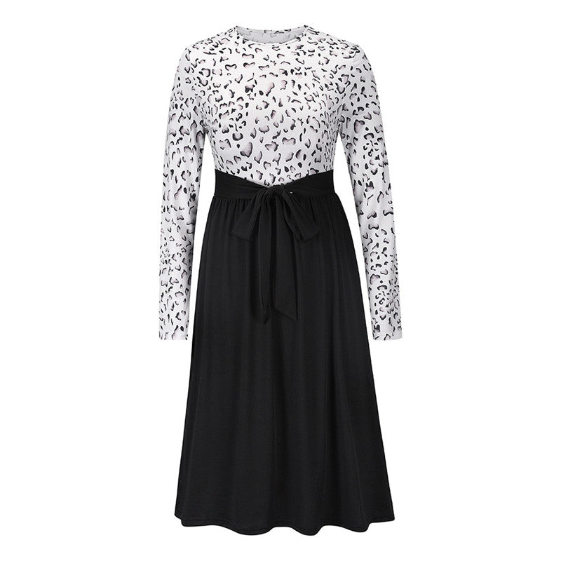 Knitted Skirt European And American Slim Lace-up Plus Size Women's Skirt