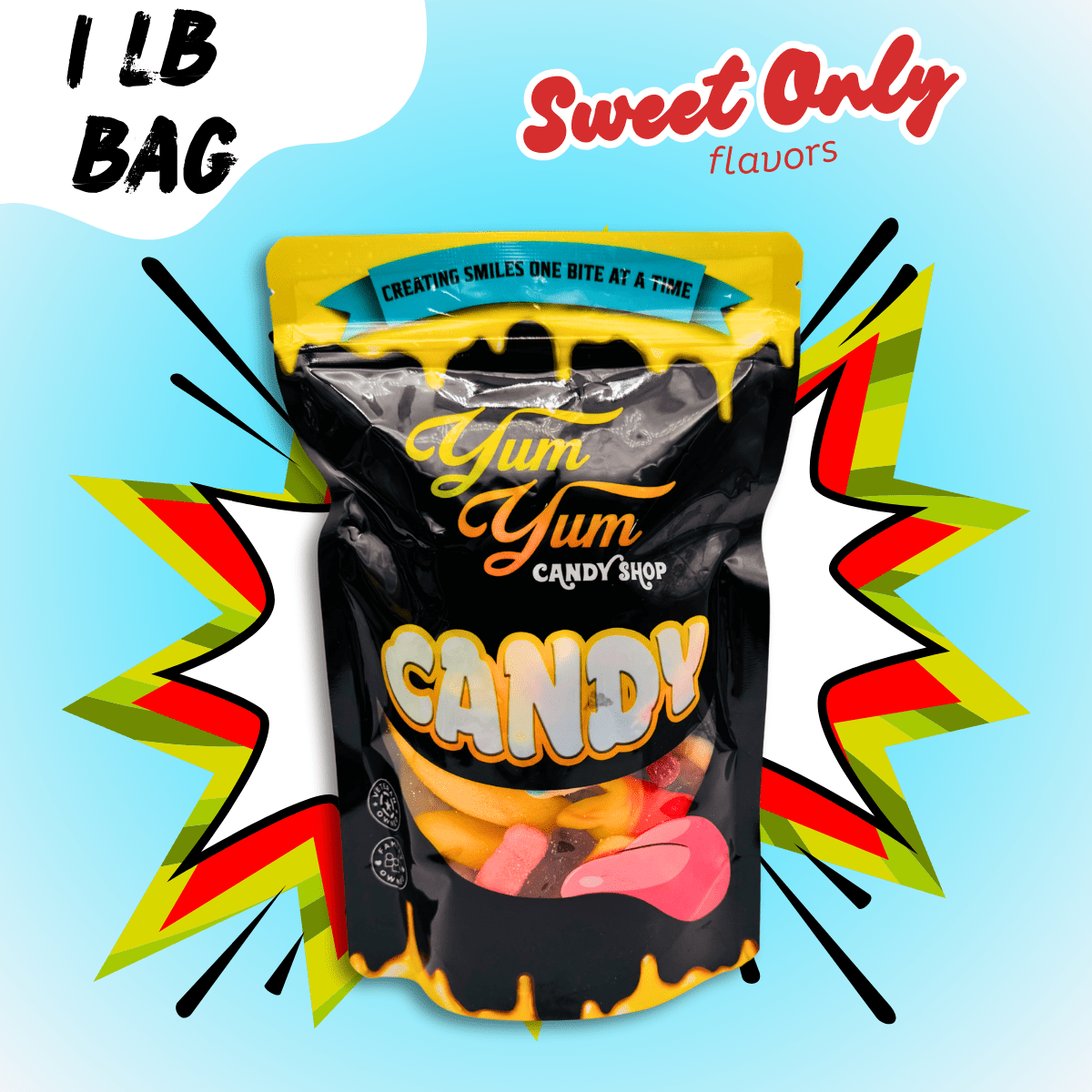 Ultimate Sweet Only Pick N Mix Gummy Candy – Chewy Variety Mix of Gummies | Yum Yum Candy Shop